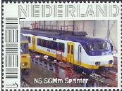 Dutch personalised stamp NedTrain Zwolle